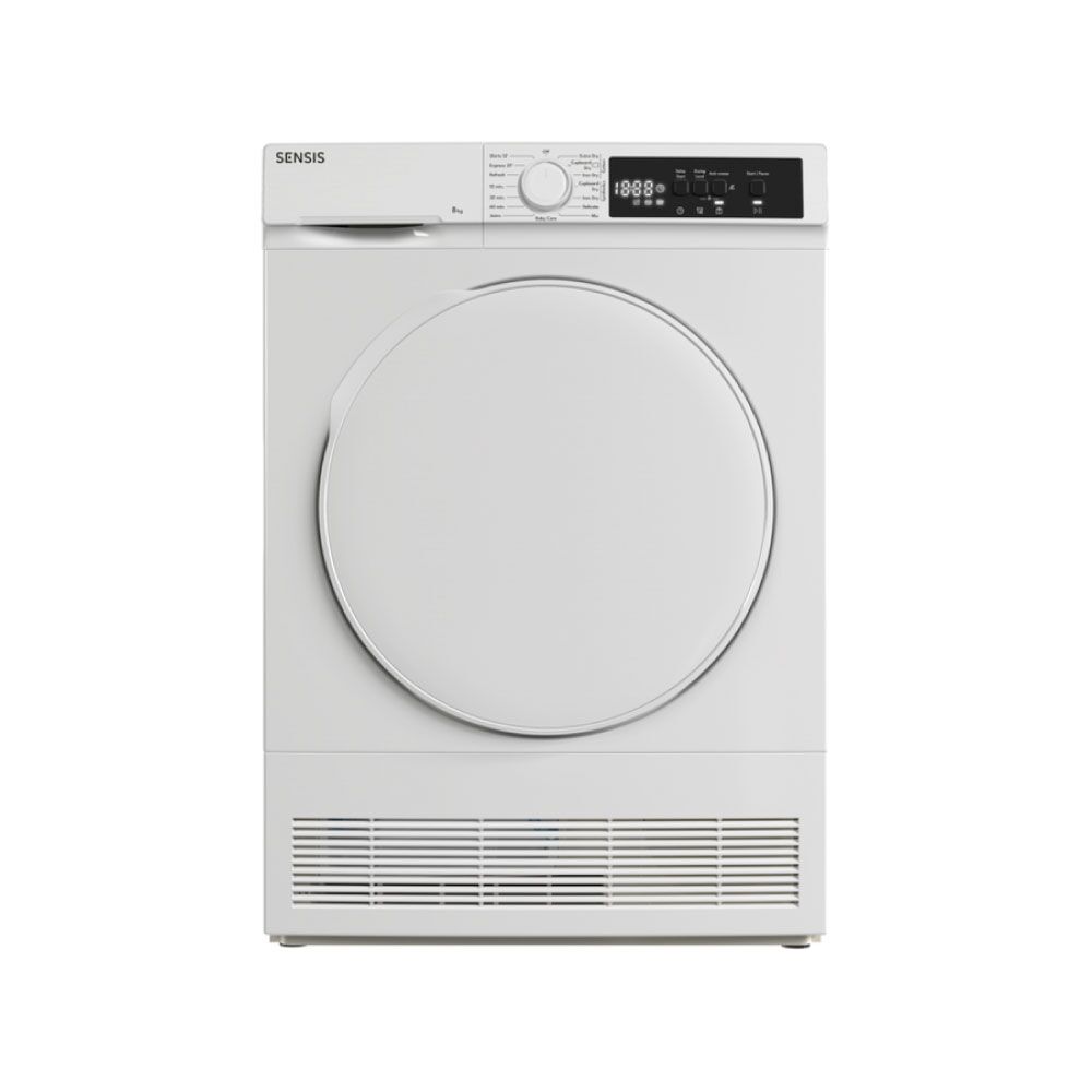 Sensis TDCF018BW 8kg Condenser Tumble Dryer – White