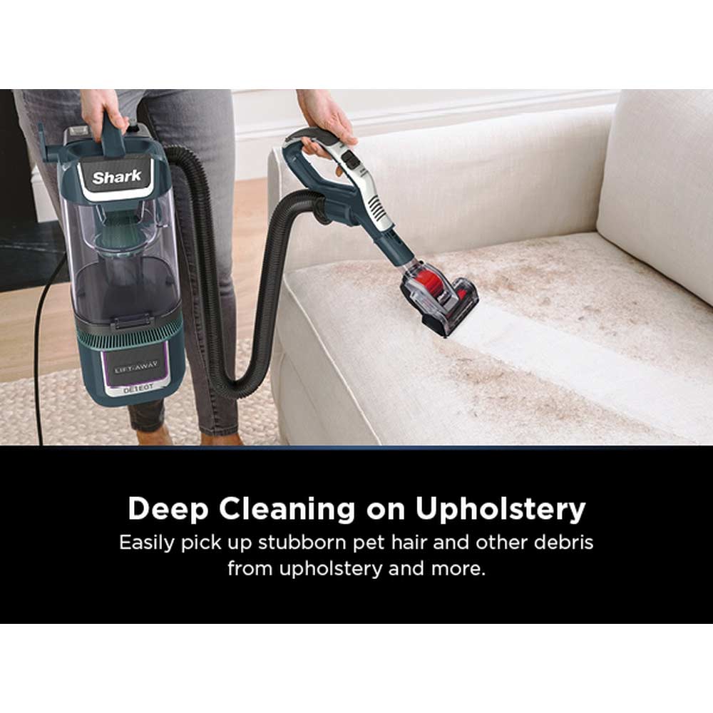 Shark LA791UKT Detect Pet Pro Upright Corded Vacuum - Adriatic Teal / Silver - Image 2