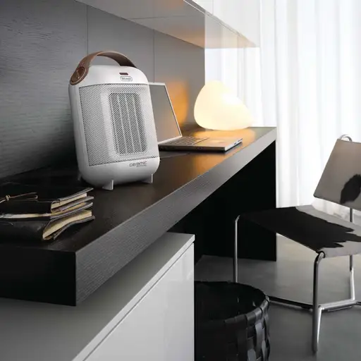 Delonghi HFX30C18.IW Capsule 1800W 2 Settings Ceramic Portable Fan Heater - Image 3