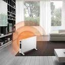 Delonghi HSX4324E 2.4KW Slimline Convector heater - White - Image 2