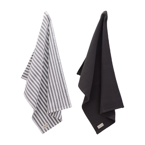 Stellar Textiles STE12G - Tea Towel 2pk- Grey