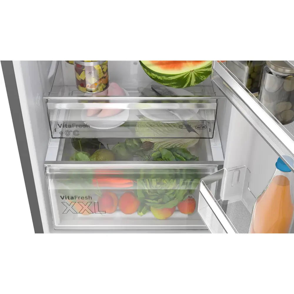 Bosch Series 4 KGN39OCAFG 203cm 70/30 Frost Free Fridge Freezer - Cast Iron - Image 8