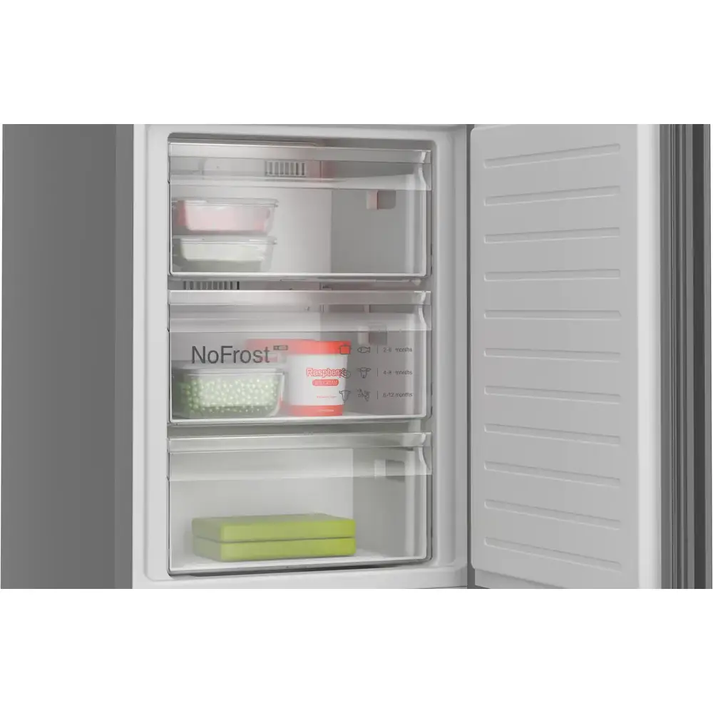 Bosch Series 4 KGN39OCAFG 203cm 70/30 Frost Free Fridge Freezer - Cast Iron - Image 7