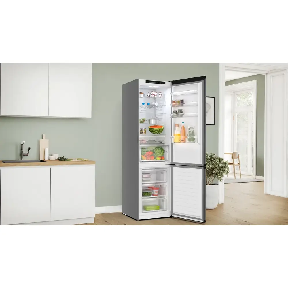 Bosch Series 4 KGN39OCAFG 203cm 70/30 Frost Free Fridge Freezer - Cast Iron - Image 6