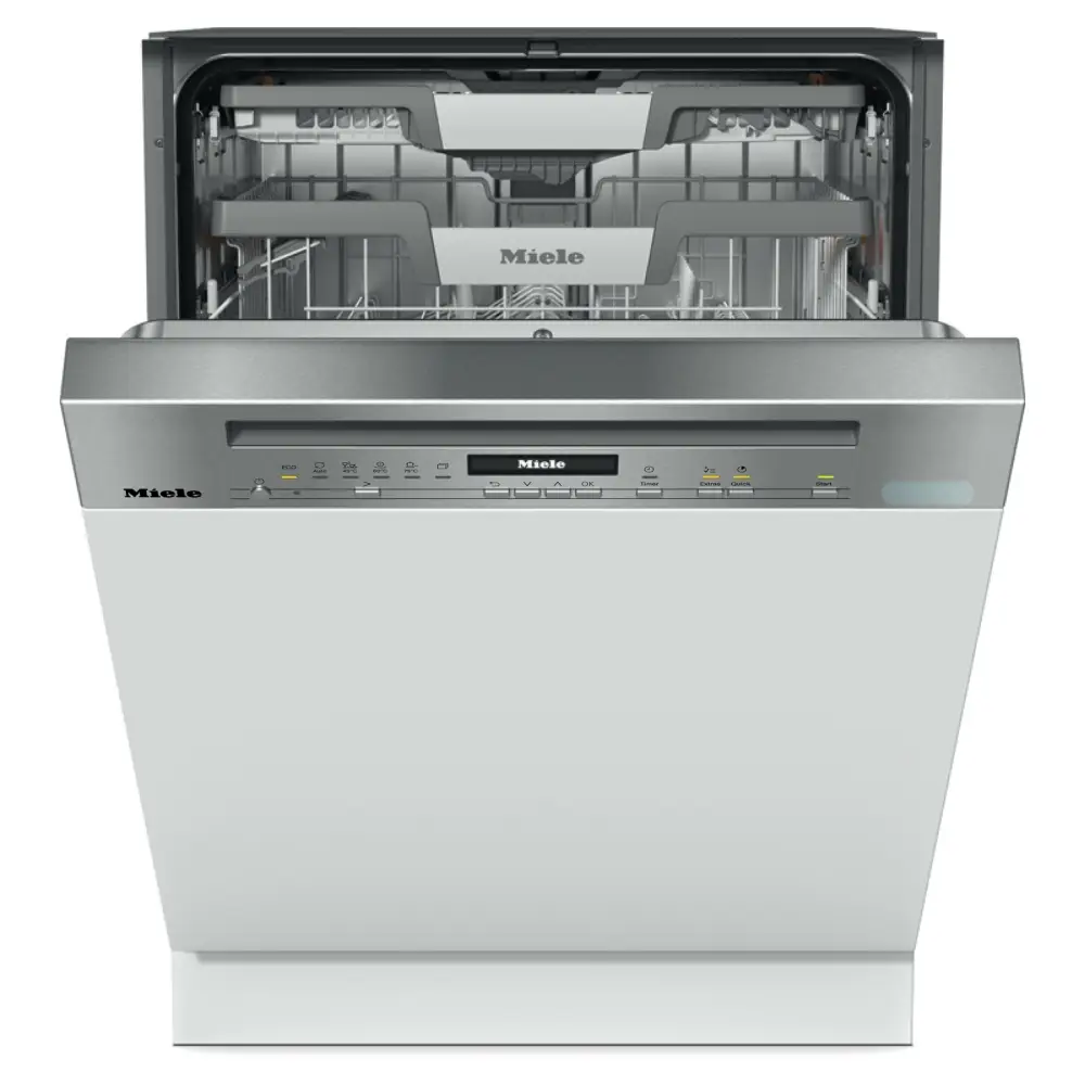 Miele G7210 SCi CleanSteel GB Semi Integrated Dishwasher - 14 Place Settings - A Rated