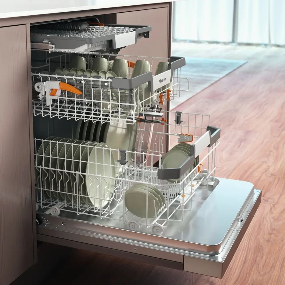 Miele G7210 SCi CleanSteel GB Semi Integrated Dishwasher - 14 Place Settings - A Rated - Image 3