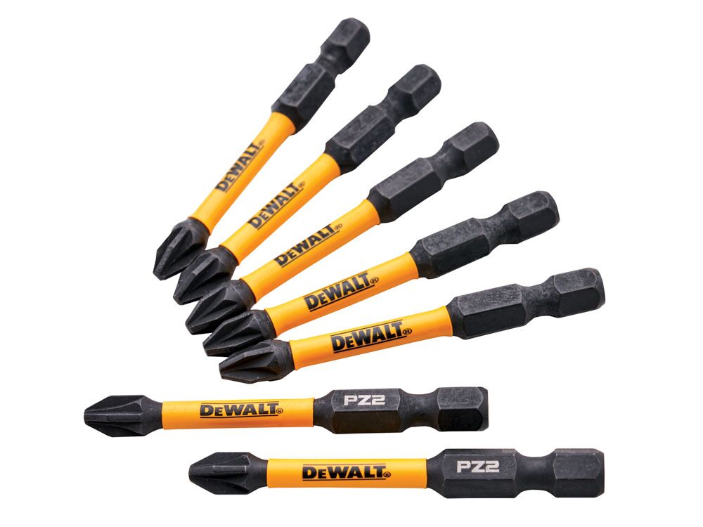 DeWALT 5+2 PZ2 Screwdriver Bit Pack
