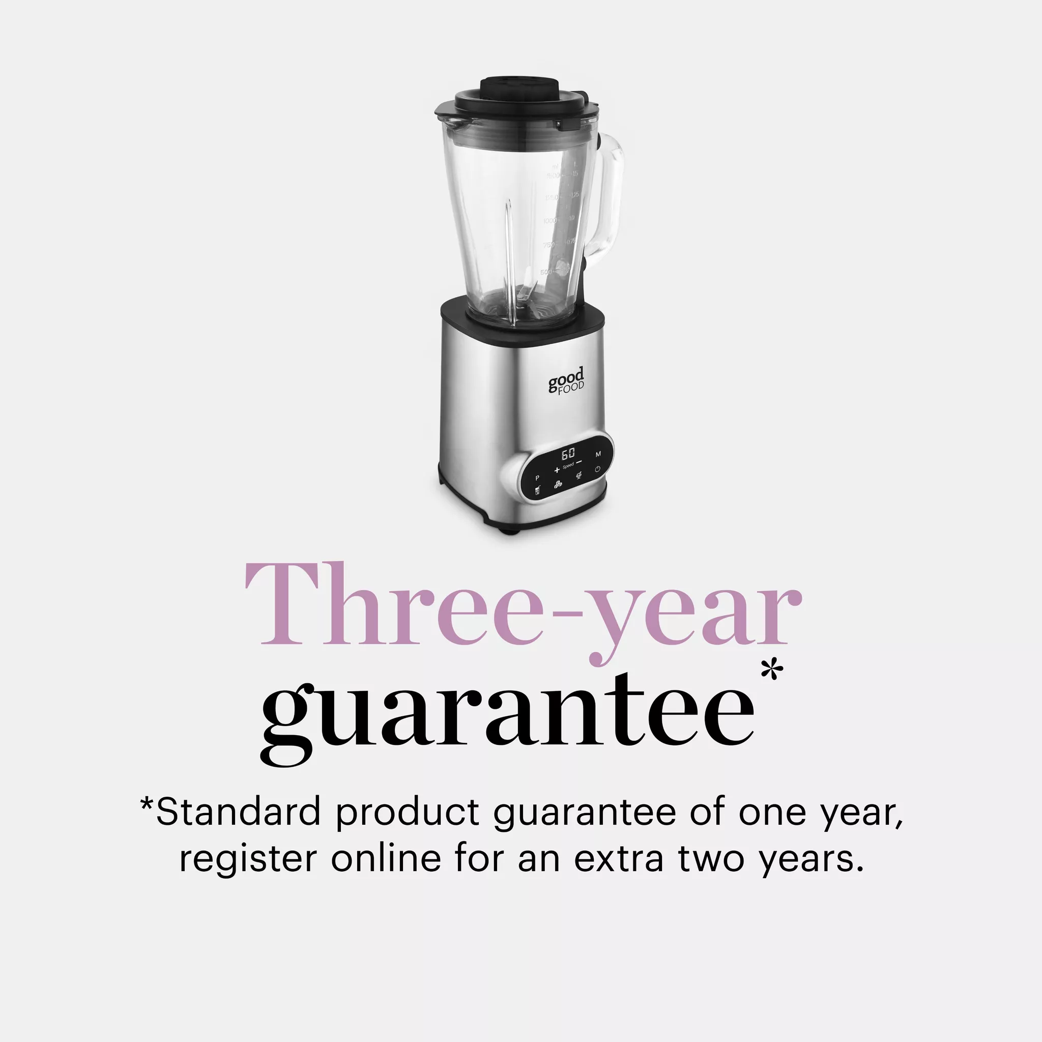 Good Food By Tower GF12013 Digital 1.5L Jug Blender with 5 Speed Settings - 1200W - Stainless Steel - Image 8