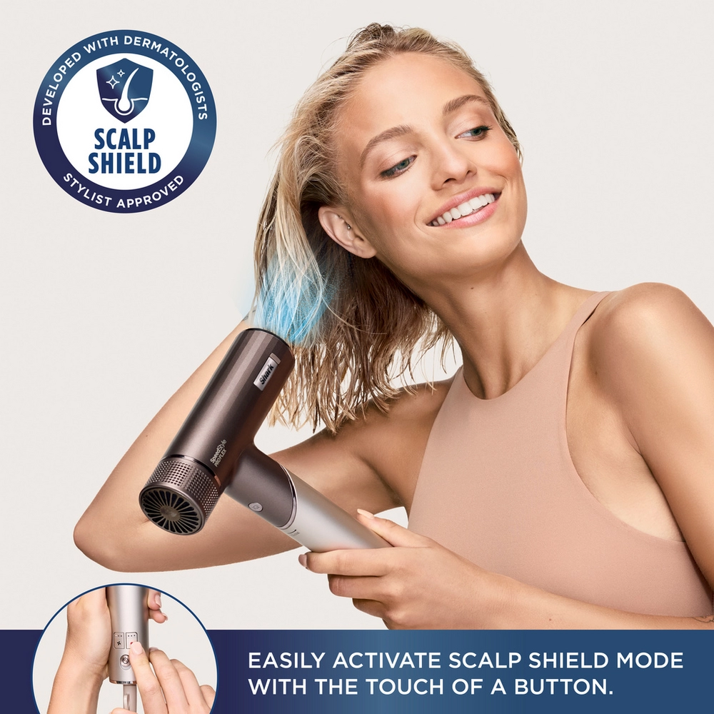 Shark HD542UK SpeedStyle Pro FLEX 4-in-1 High-Velocity Hair Dryer System - Mocha Silver - Image 4