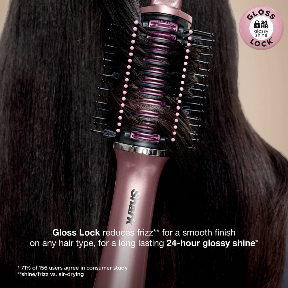Shark HT302UKPK Glossi 2-in-1 Hot Tool and Air Glosser Brush - Pink - Image 3