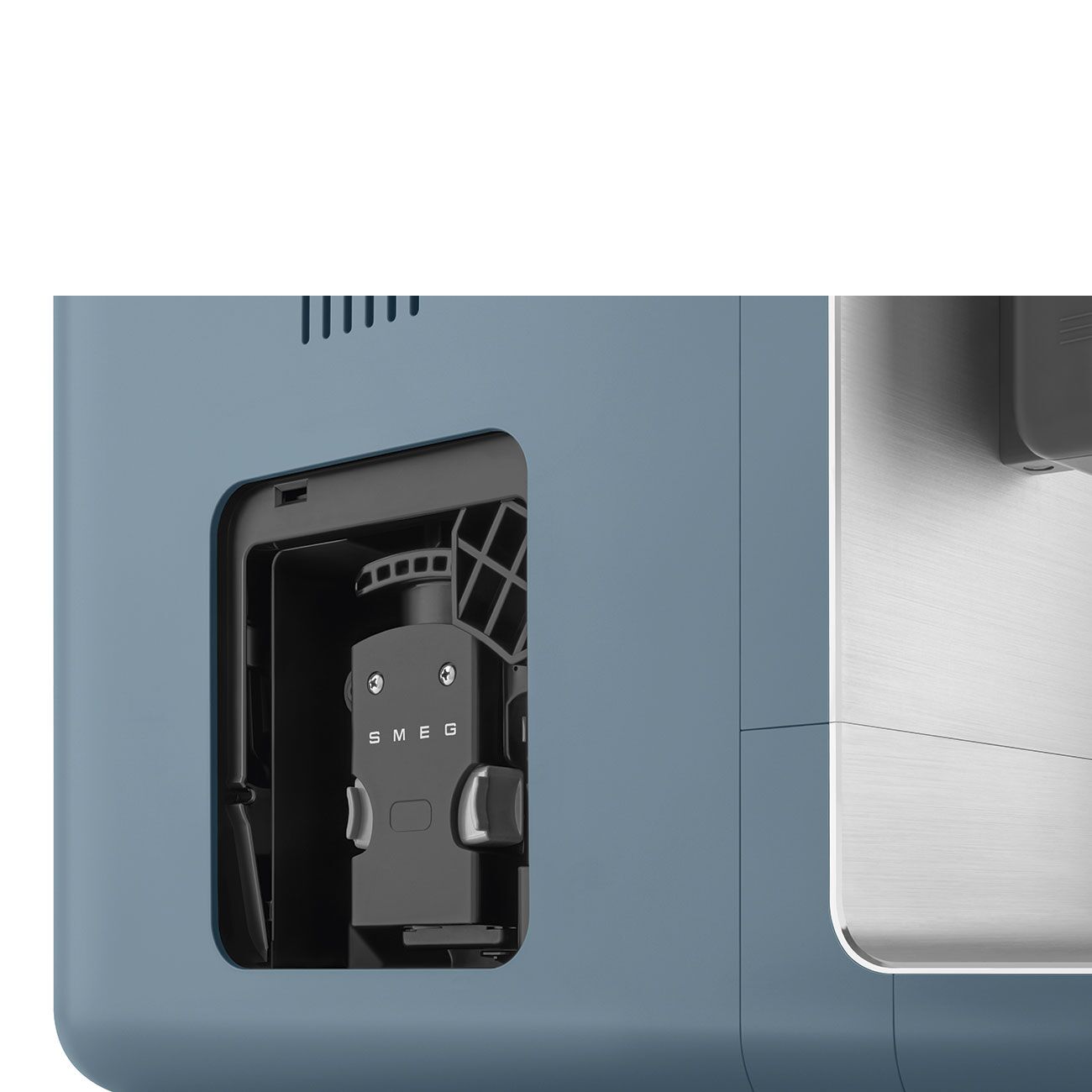 Smeg BCC13SBMUK Storm BlueBean To Cup Coffee Machine with Integrated Milk System Storm Blue Bean To Cup Coffee Machine with Integrated Milk System - Image 3