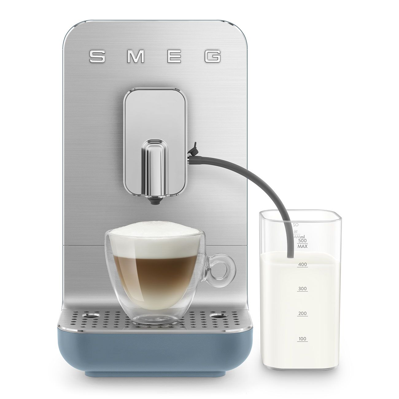 Smeg BCC13SBMUK Storm BlueBean To Cup Coffee Machine with Integrated Milk System Storm Blue Bean To Cup Coffee Machine with Integrated Milk System - Image 2