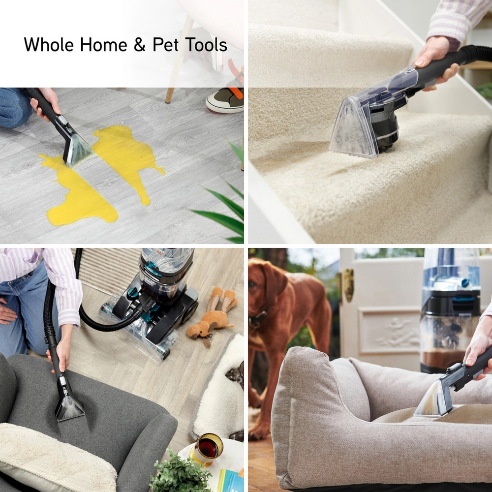 Vax CDCW-PMXP Platinum Power Max Pet-Design Carpet Cleaner - Black & Teal - Image 3