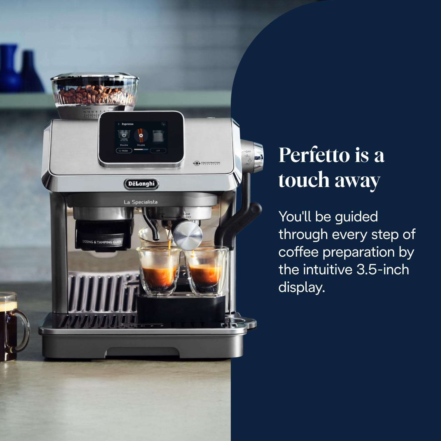 Delonghi La Specialista Touch EC9455.M Bean to cup Coffee Machine - Stainless Steel - Image 5