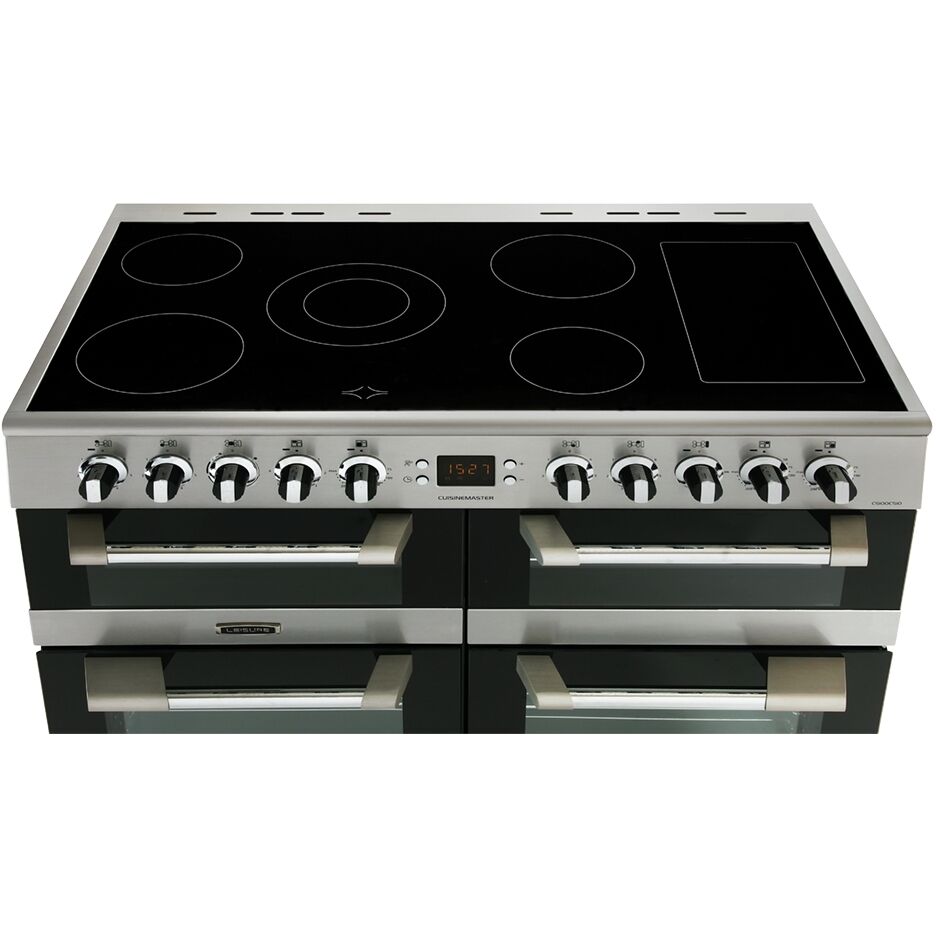 Leisure Cuisinemaster CS100C510X 100cm Electric Range Cooker with Ceramic Hob - Stainless Steel - Image 2
