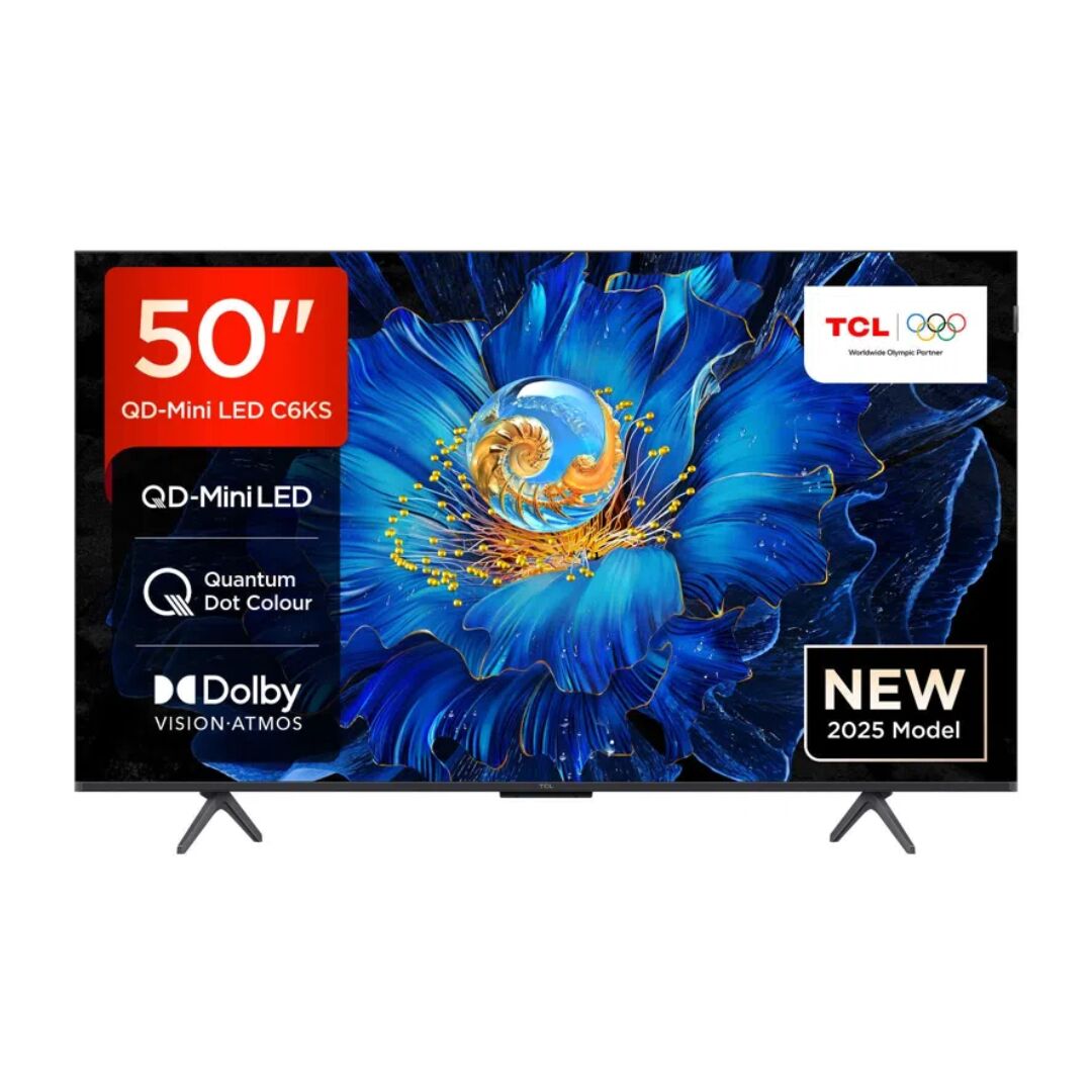 TCL 50C6KS-UK 50" 4K Ultra HD QD-Mini LED TV