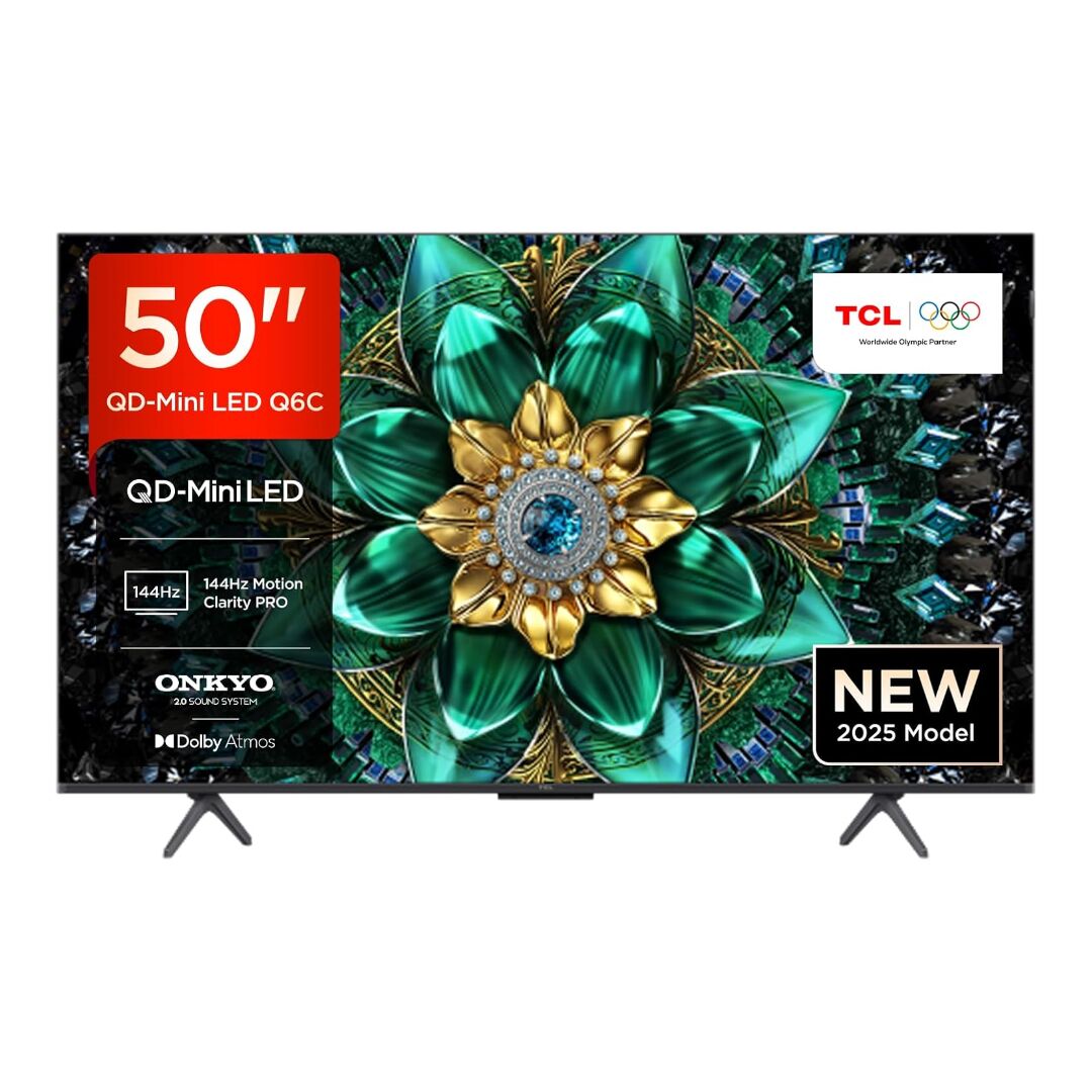 TCL 50Q6C-UK 50" 4K Ultra HD QD-MINI LED Google TV