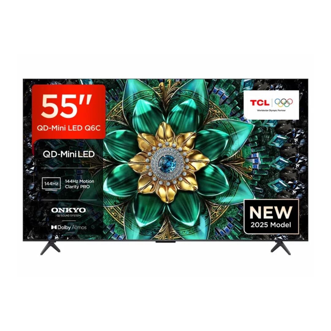 TCL 55Q6C-UK 55" 4K QD-Mini LED UHD Smart Google TV
