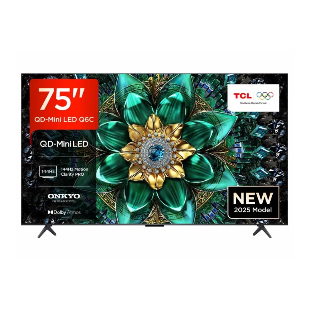 TCL 75Q6C-UK 75" 4K QD-Mini LED UHD Smart Google TV