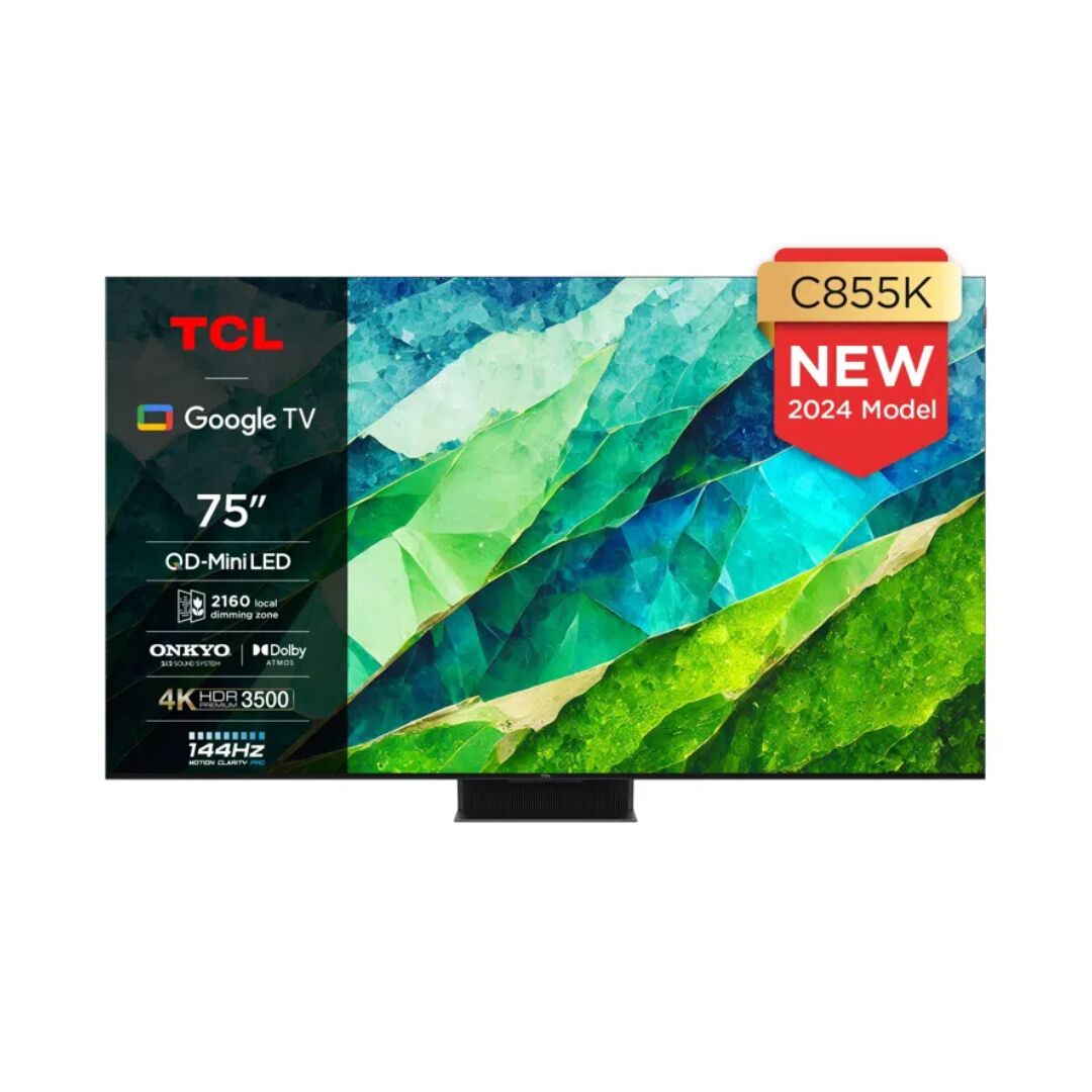 TCL 75C855K 75" 4K QLED HDR Premium Google TV