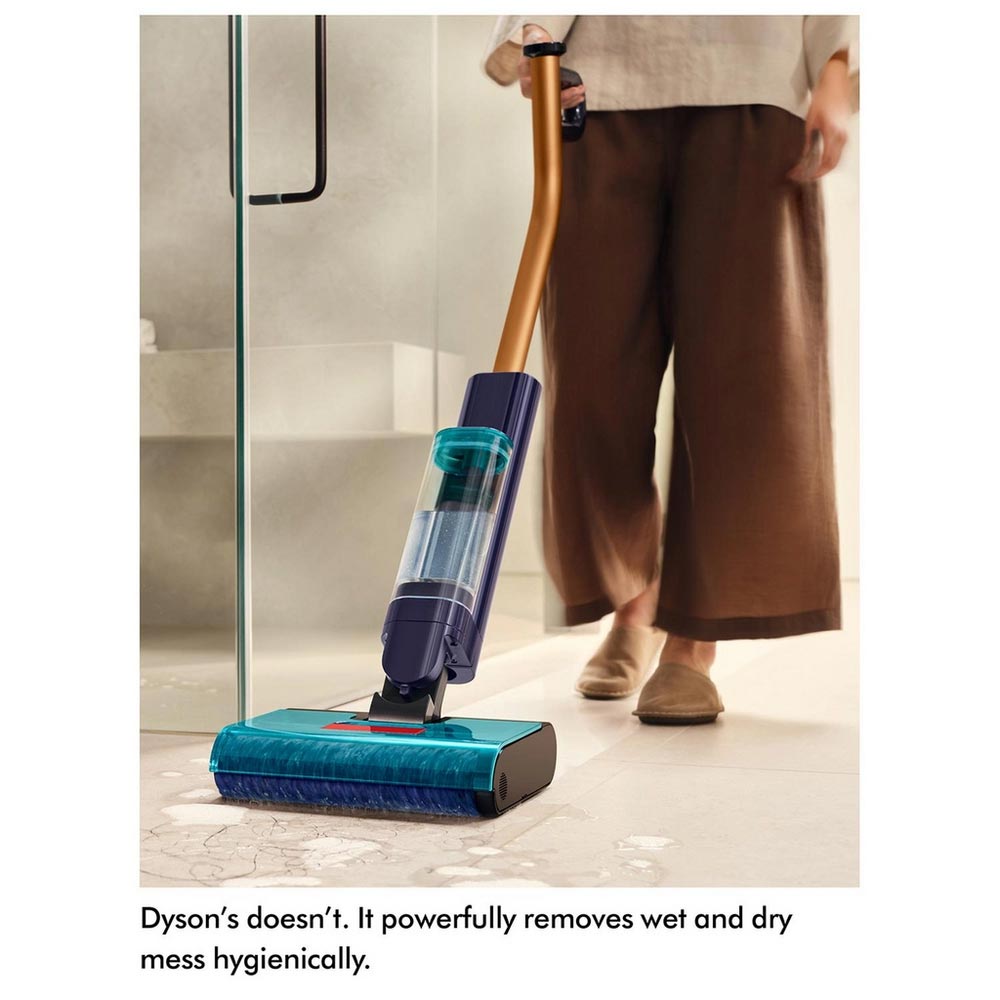Dyson CLEANWASHHYG Cordless Clean & Wash Vacuum - 45 Minutes Run Time - Gold/Blue - Image 3