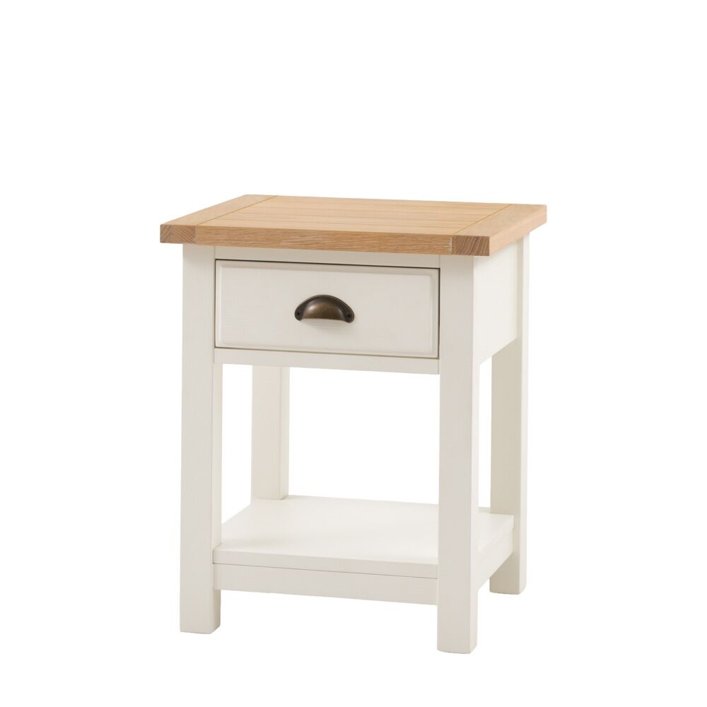 Oxford 1 Drawer Bedside White - Image 5