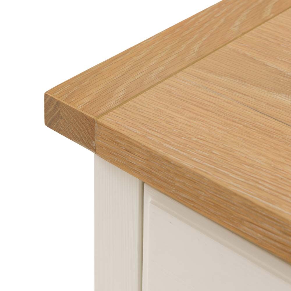 Oxford 1 Drawer Bedside White - Image 9