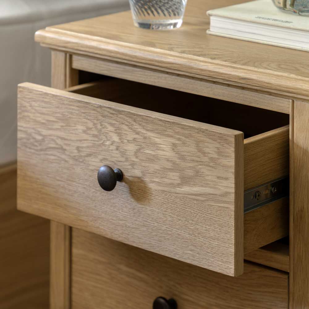 Astley 2 Drawer Bedside Table - Image 3