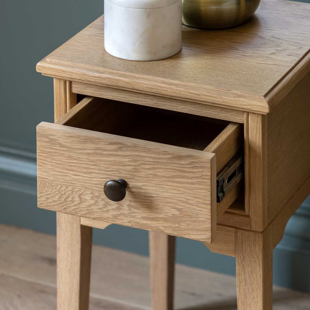 Astley 1 Drawer Bedside Table - Image 2