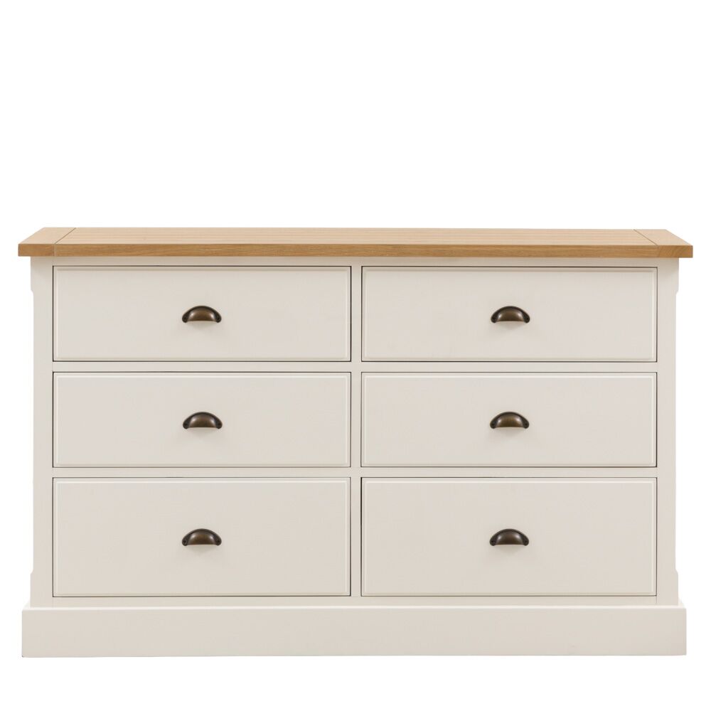 Oxford 6 Drawer Chest White - Image 2