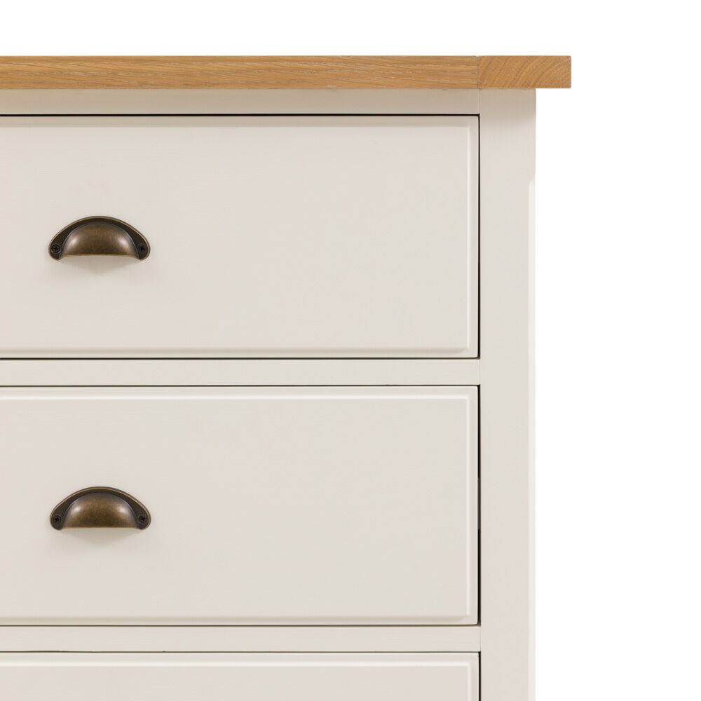 Oxford 6 Drawer Chest White - Image 6