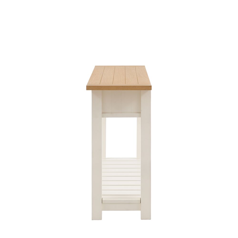 Oxford 2 Drawer Console Table White - Image 6