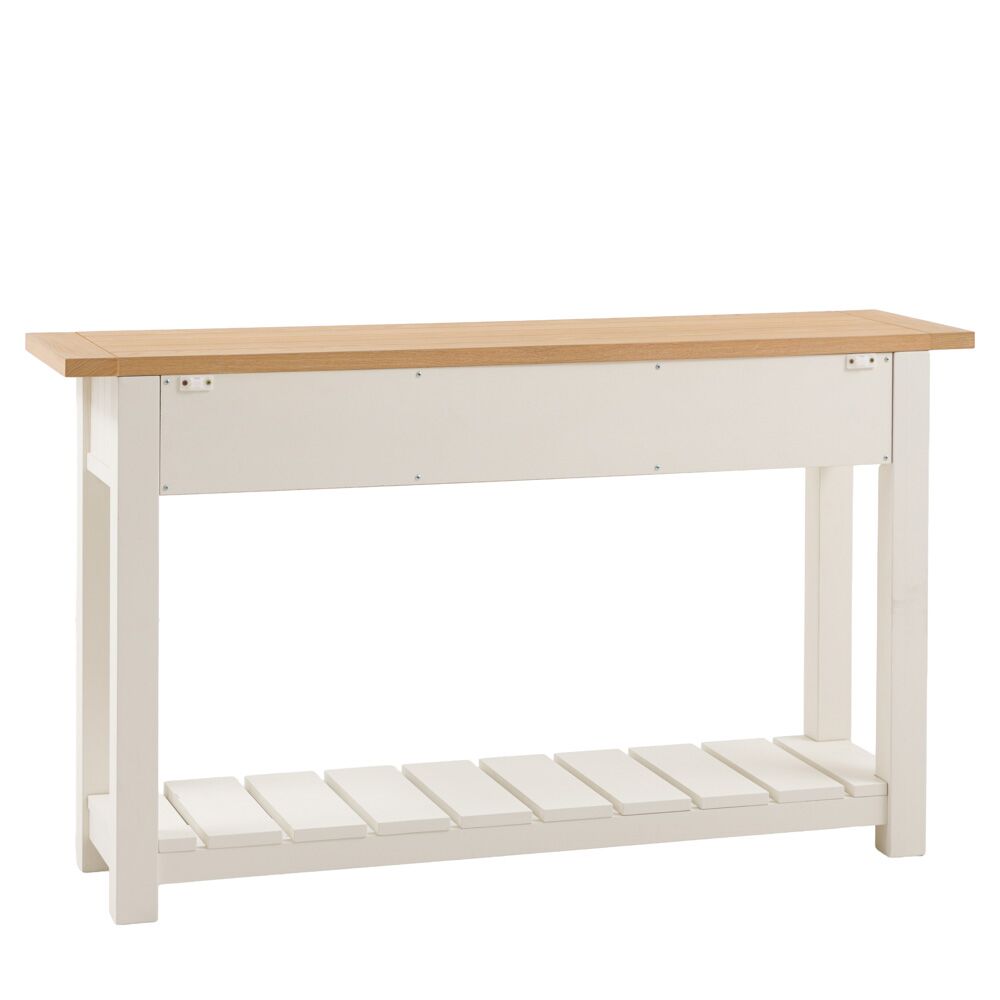 Oxford 2 Drawer Console Table White - Image 7