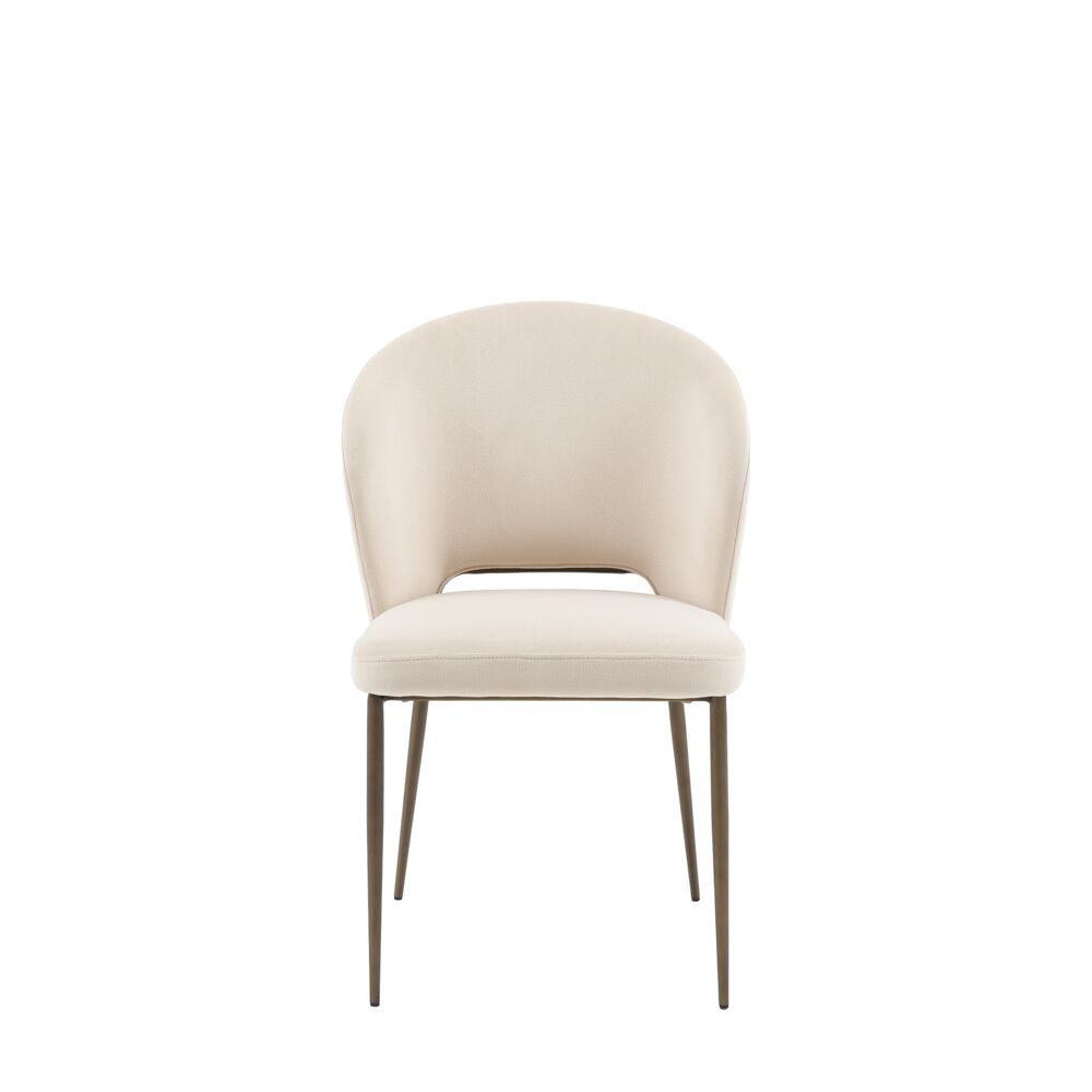 Pirillo Dining Chair Vanilla (2 Pack) - Image 4