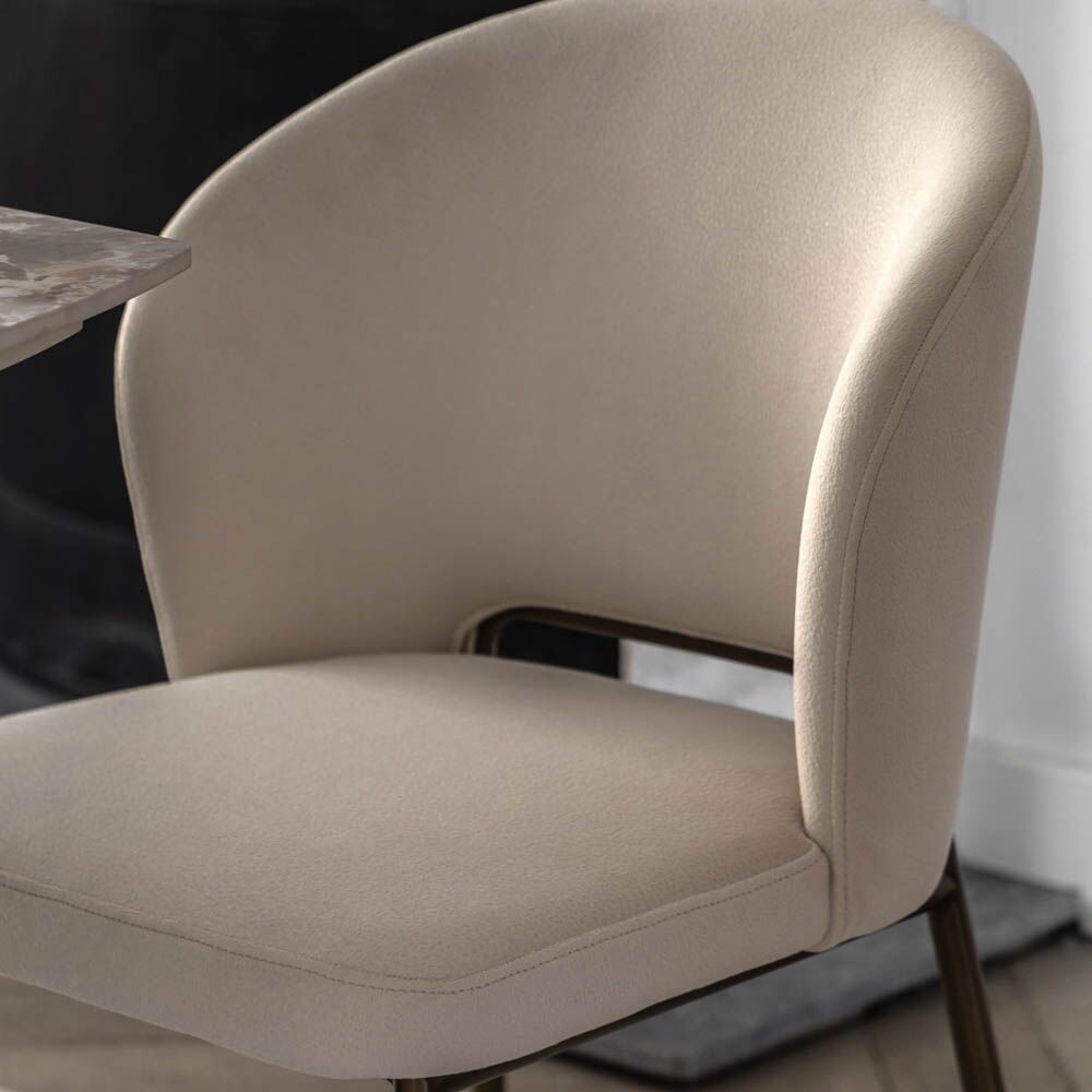 Pirillo Dining Chair Vanilla (2 Pack) - Image 2