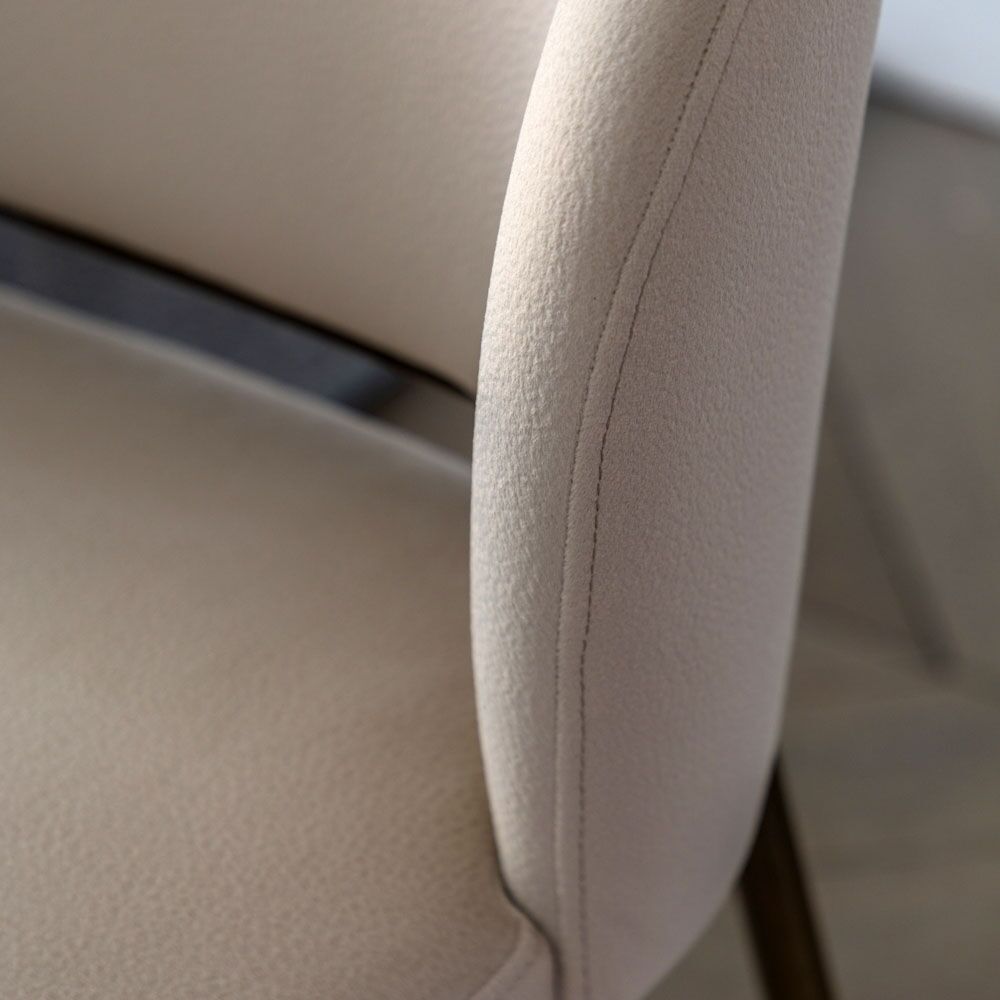 Pirillo Dining Chair Vanilla (2 Pack) - Image 3