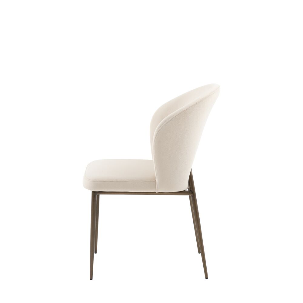 Pirillo Dining Chair Vanilla (2 Pack) - Image 6