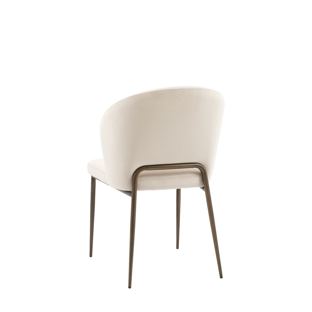 Pirillo Dining Chair Vanilla (2 Pack) - Image 7