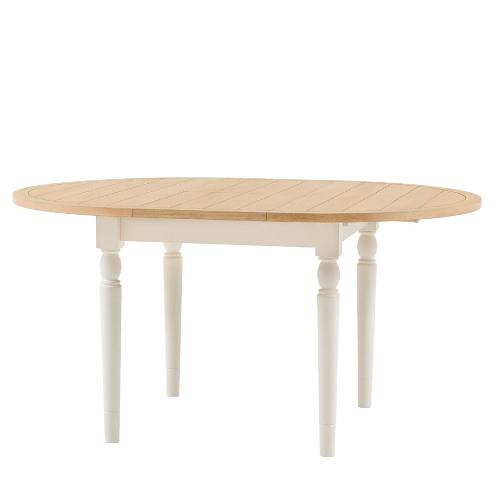 Oxford Round Extending Dining Table White - Image 6