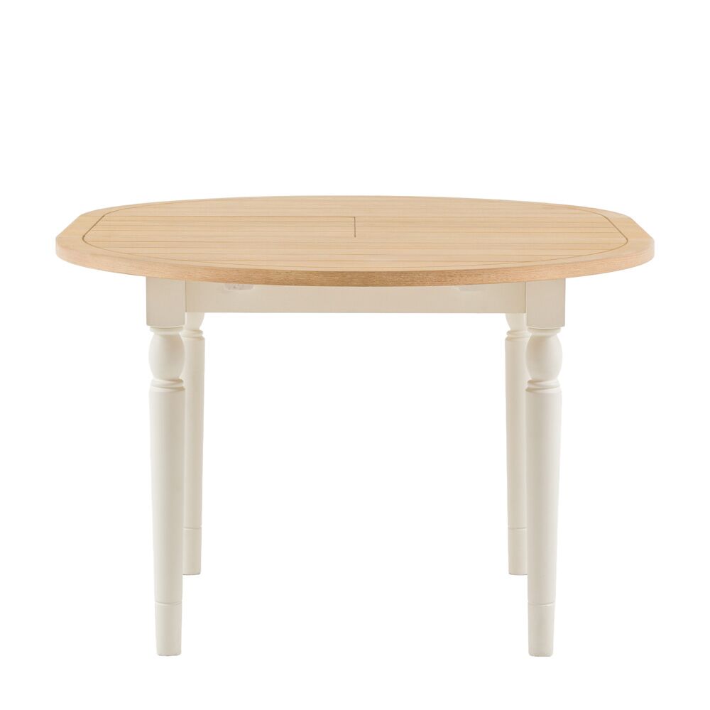 Oxford Round Extending Dining Table White - Image 7