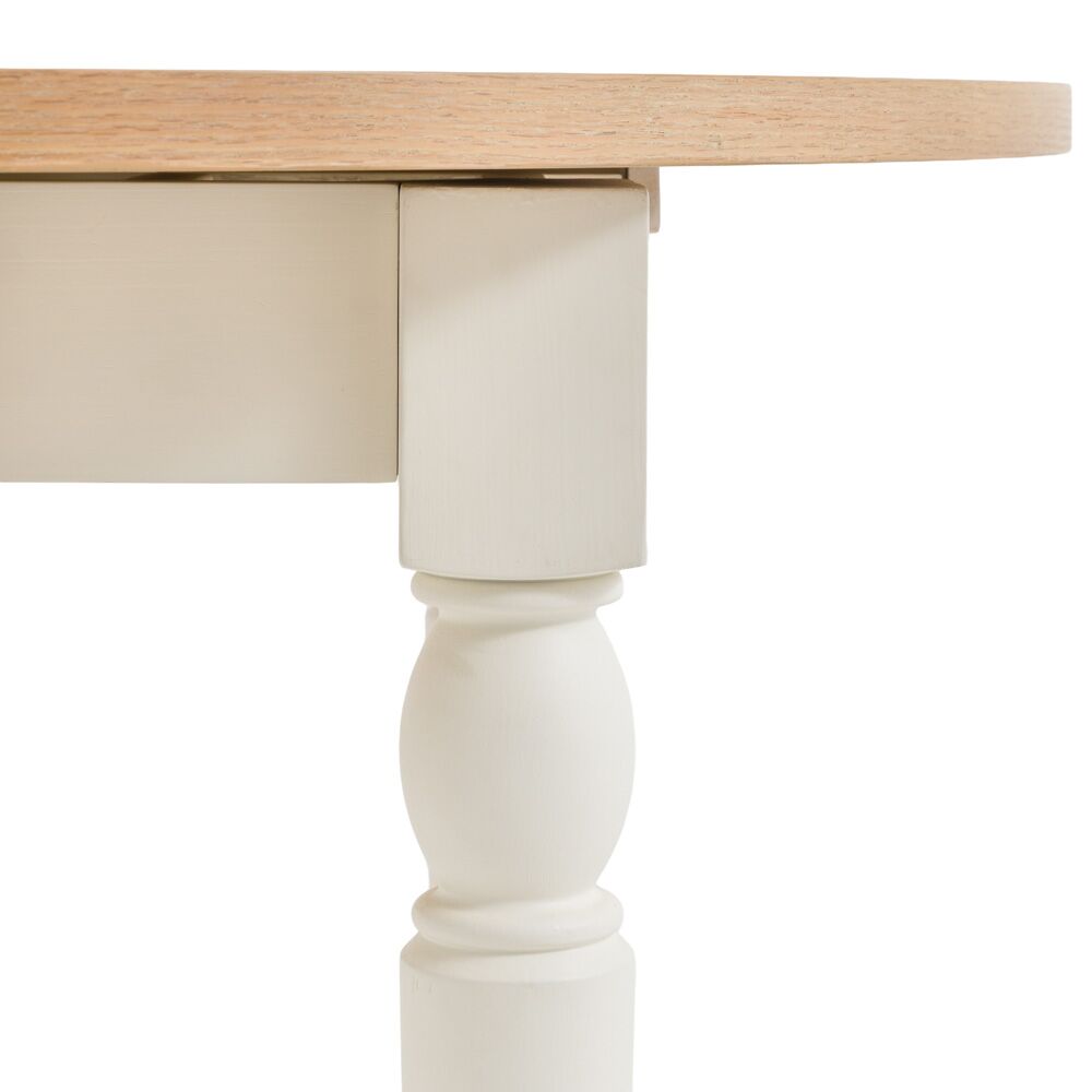 Oxford Round Extending Dining Table White - Image 8