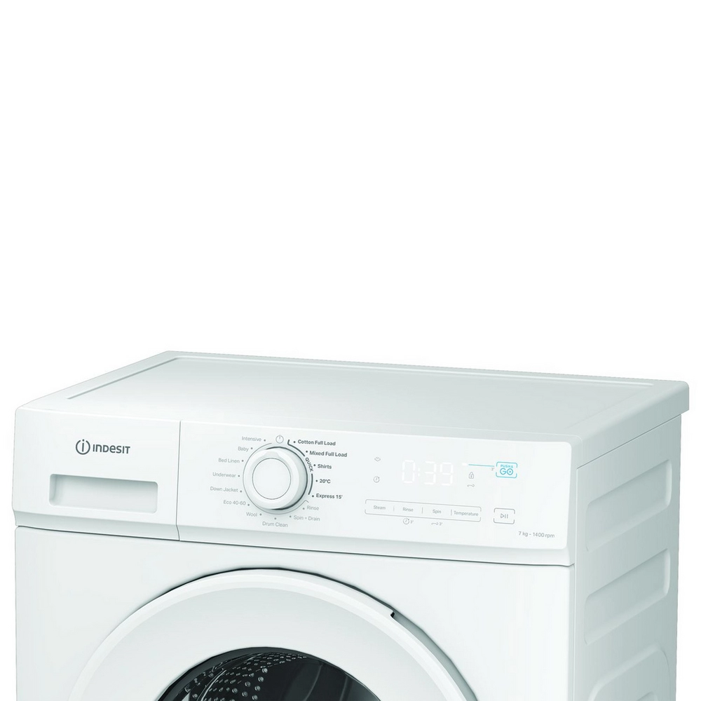 Indesit IMA764MYTIMEUK 7kg 1400 Spin Washing Machine - White - Image 3