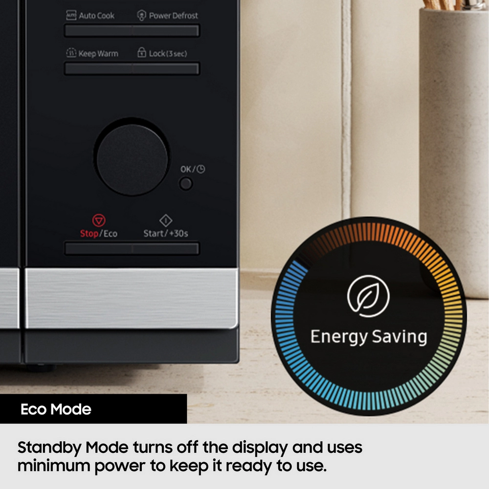 Samsung MS32DG4504ATE3 32L Solo Microwave with Triple Distribution System - Black - Image 2