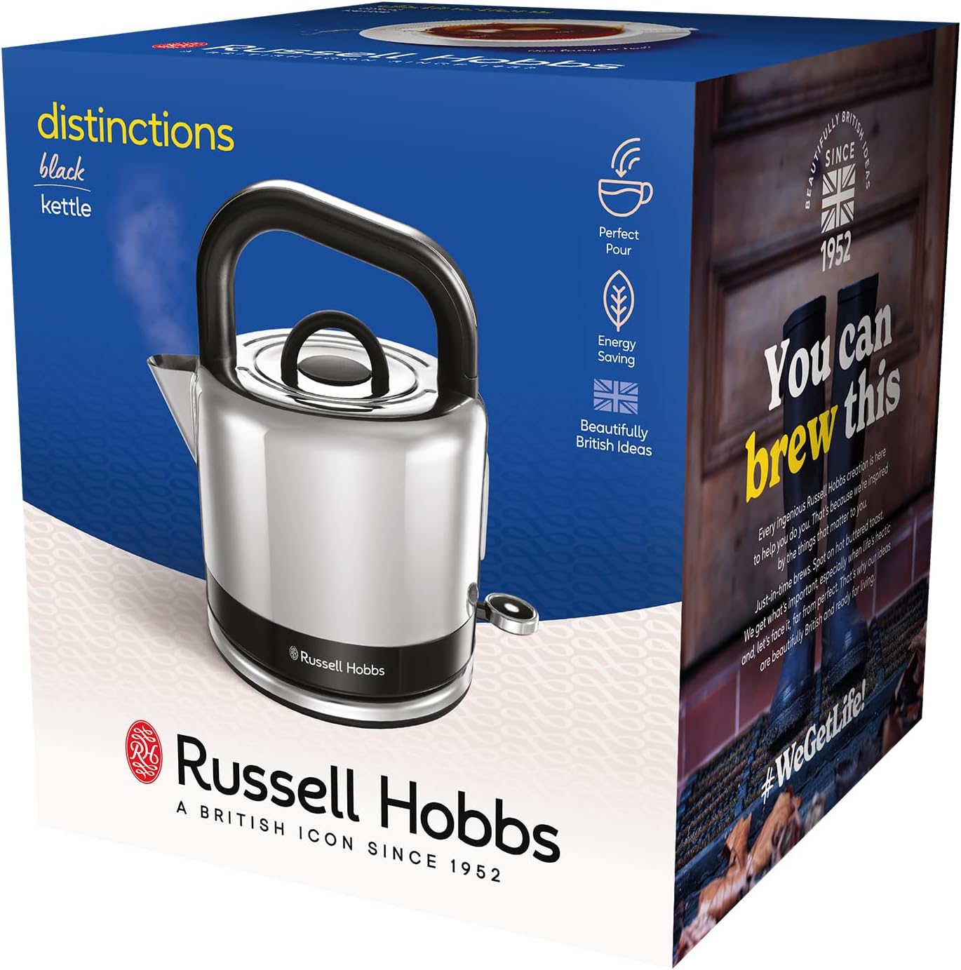 Russell Hobbs 26420 1.5L Distinction Kettle - Black - Image 2
