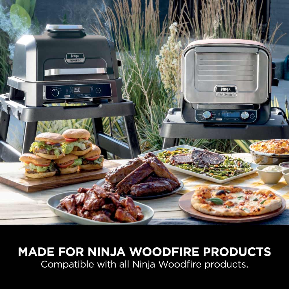 Ninja 4718J800EUUK Woodfire Universal Adjustable Stand & Side Table - Black - Image 4