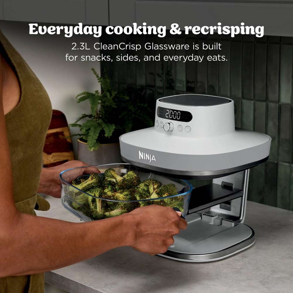 Ninja AS090UKWH CRISPi PRO 5-in-1 Glass Air Fryer - White - Image 4