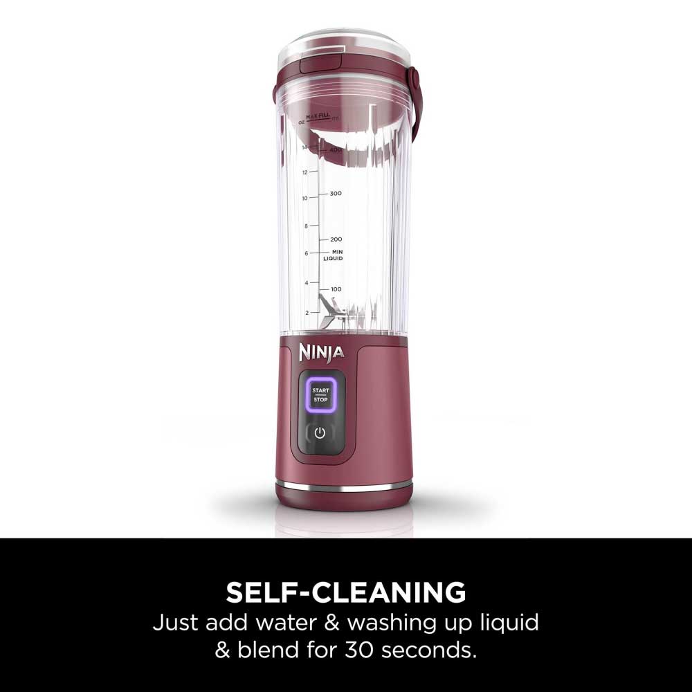 Ninja BC151UKCR Cordless Portable Motorised/Compact Blender - Cranberry - Image 3