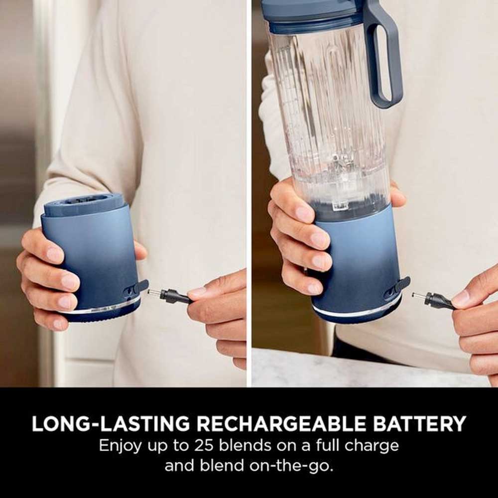 Ninja BC251UKNV Compact Portable Rechargeable Blender - Navy - Image 2