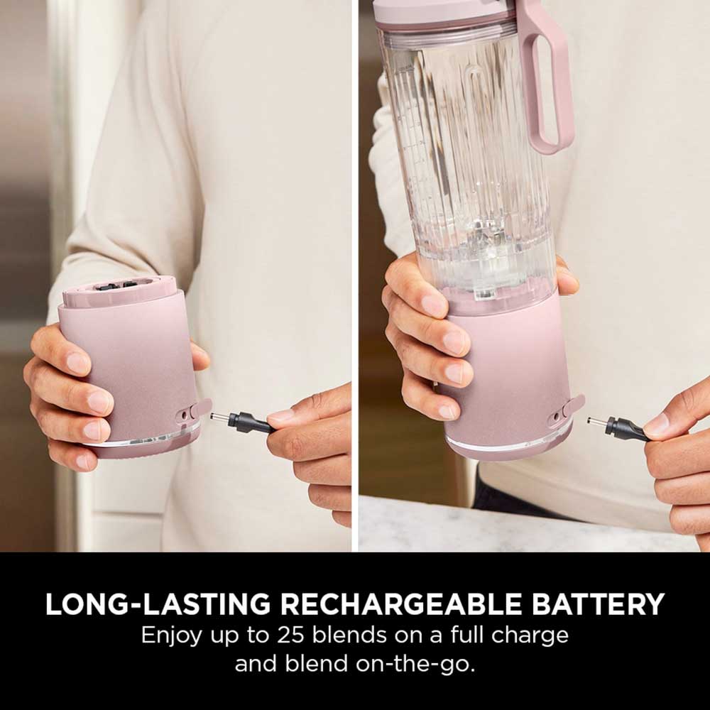 Ninja BC251UKPK Ninja Blast Max Portable Blender - Dusty Pink - Image 3