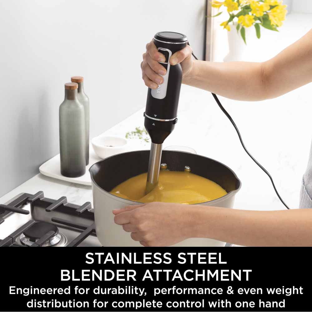 Ninja CI090UK Ninja Foodi 2-in-1 Hand Blender & Mixer - Black - Image 4